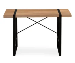 Brown Wood Look Thick Panel Computer Desk -Biglots Sales 810533370 4