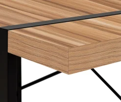 Brown Wood Look Thick Panel Computer Desk -Biglots Sales 810533370 7