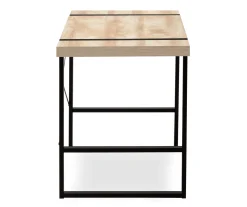 Natural Wood Look Thick Panel Computer Desk -Biglots Sales 810533411 6