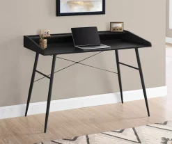 2-Cubby Computer Desk With Hutch 28 2-Cubby Computer Desk With Hutch -Biglots Sales 810533452 1