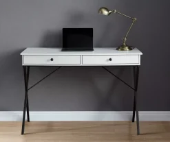 Real Living Rustic 2-Drawer Writing Desk -Biglots Sales 810534673 11