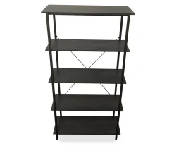 Real Living Rustic 5-Shelf Bookcase -Biglots Sales 810534675 2
