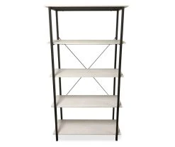 Real Living Rustic 5-Shelf Bookcase -Biglots Sales 810534676 1