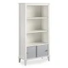 Monarch Hill Poppy Gray & White Bookcase