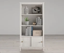 Monarch Hill Poppy Ivory Oak Bookcase -Biglots Sales 810538210 2