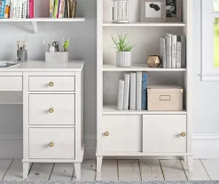 Monarch Hill Poppy Ivory Oak Bookcase -Biglots Sales 810538210 3