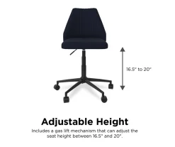 Brittany Blue Linen Office Chair 9 Brittany Blue Linen Office Chair -Biglots Sales 810538399 4