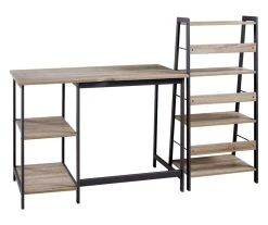 Soho 2-Piece Home Office Desk & Bookshelf Set -Biglots Sales 810542285 2