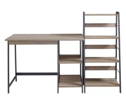 Soho 2-Piece Home Office Desk & Bookshelf Set -Biglots Sales 810542285 4
