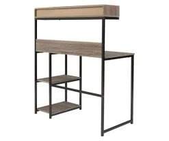 Daylicrew 2-Shelf Home Office Desk & Hutch -Biglots Sales 810542286 2