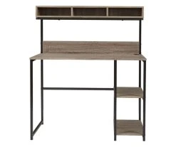 Daylicrew 2-Shelf Home Office Desk & Hutch -Biglots Sales 810542286 5