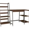 Soho 2-Piece Wooden Desk & Bookcase Set