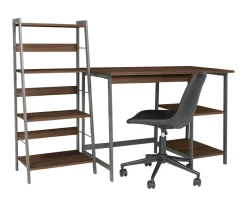 Soho 2-Piece Wooden Desk & Bookcase Set -Biglots Sales 810542289 5
