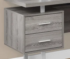 Monarch Metal 3-Drawer L-Shaped Computer Desk -Biglots Sales 810542416 3