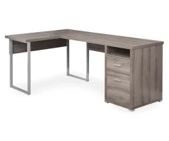 Monarch Metal 2-Drawer L-Shaped Computer Desk 24 Monarch Metal 2-Drawer L-Shaped Computer Desk -Biglots Sales 810542429 2