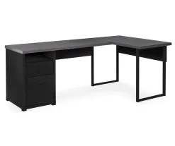 Monarch Metal 2-Drawer L-Shaped Computer Desk 22 Monarch Metal 2-Drawer L-Shaped Computer Desk -Biglots Sales 810542430 2