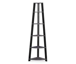 Monarch 5-Shelf Etagere Corner Bookcase 23 Monarch 5-Shelf Etagere Corner Bookcase -Biglots Sales 810542444 2
