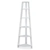 Monarch 5-Shelf Etagere Corner Bookcase