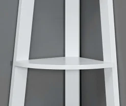 Monarch 5-Shelf Etagere Corner Bookcase 29 Monarch 5-Shelf Etagere Corner Bookcase -Biglots Sales 810542448 3