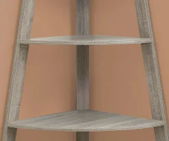 Monarch 4-Shelf Etagere Corner Bookcase 22 Monarch 4-Shelf Etagere Corner Bookcase -Biglots Sales 810542452 3