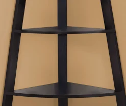 Monarch 4-Shelf Etagere Corner Bookcase 16 Monarch 4-Shelf Etagere Corner Bookcase -Biglots Sales 810542456 3