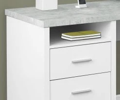 Monarch Metal 2-Drawer L-Shaped Computer Desk 29 Monarch Metal 2-Drawer L-Shaped Computer Desk -Biglots Sales 810542513 3