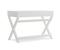 Cami White X-Base Campaign Writing Desk -Biglots Sales 810543179 4