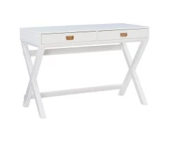 Cami White X-Base Campaign Writing Desk -Biglots Sales 810543179 5