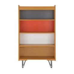 Nate Ash 4-Shelf Bookcase -Biglots Sales 810543195 3