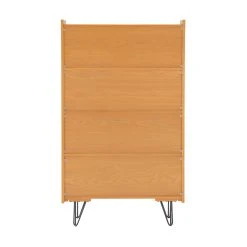 Nate Ash 4-Shelf Bookcase -Biglots Sales 810543195 5