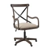 Radley Cafe Gray Wash X-Back Swivel Office Chair