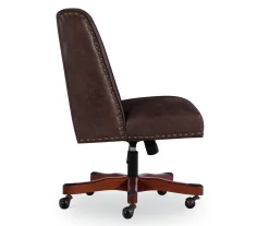 Austin Dark Walnut Upholstered Office Chair -Biglots Sales 810543233 A1 3