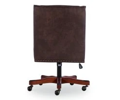 Austin Dark Walnut Upholstered Office Chair -Biglots Sales 810543233 A2 5
