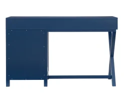 Kari Royal Blue 4-Drawer Office Desk -Biglots Sales 810543245 A4 5