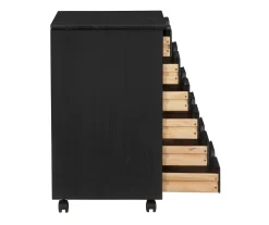 Craft Mate Wide Black 6-Drawer Rolling Storage Cart -Biglots Sales 810543288 A8 2