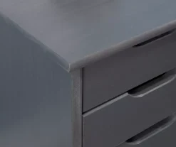 Craft Mate Gray Wood 6-Drawer Rolling Storage Cart -Biglots Sales 810543291 A8 1