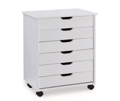 Craft Mate Wide White 6-Drawer Rolling Storage Cart 17 Craft Mate Wide White 6-Drawer Rolling Storage Cart -Biglots Sales 810543295 A0 1