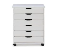 Craft Mate Wide White 6-Drawer Rolling Storage Cart 20 Craft Mate Wide White 6-Drawer Rolling Storage Cart -Biglots Sales 810543295 A0 2