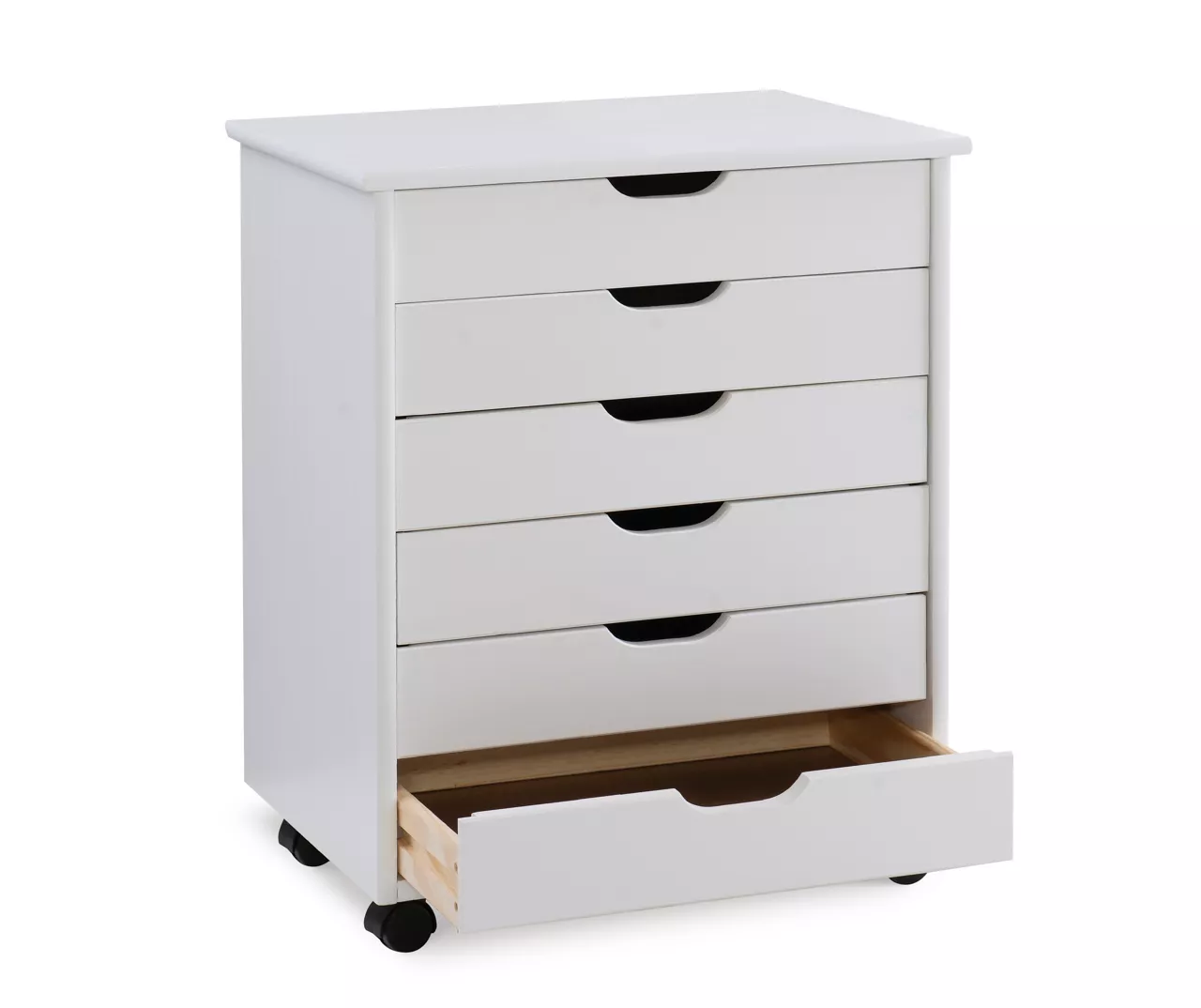 Craft Mate Wide White 6-Drawer Rolling Storage Cart 14 Craft Mate Wide White 6-Drawer Rolling Storage Cart - Image 14