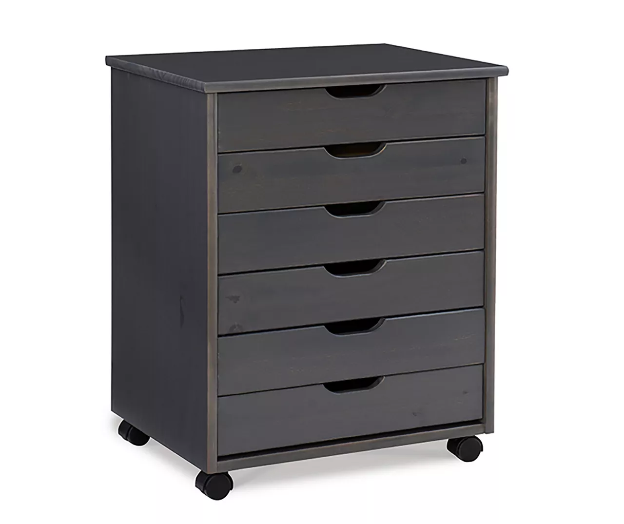 Craft Mate Wide Gray 6-Drawer Rolling Storage Cart 1 Craft Mate Wide Gray 6-Drawer Rolling Storage Cart