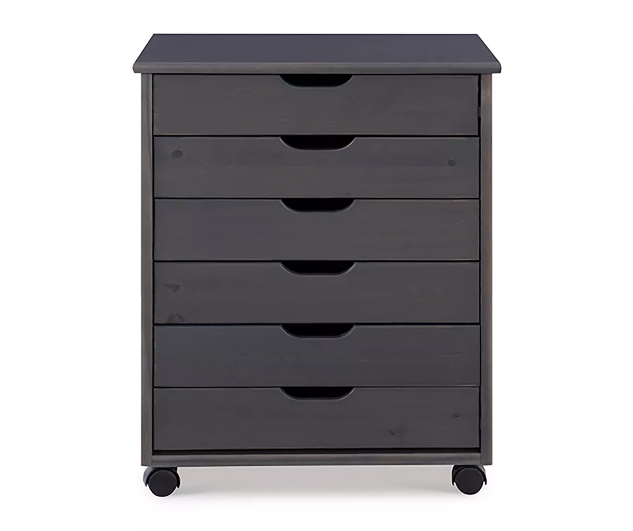 Craft Mate Wide Gray 6-Drawer Rolling Storage Cart 3 Craft Mate Wide Gray 6-Drawer Rolling Storage Cart - Image 3