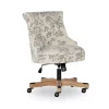 Tift Floral Fabric Swivel Office Chair