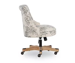 Tift Floral Fabric Swivel Office Chair -Biglots Sales 810543335 4