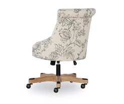 Tift Floral Fabric Swivel Office Chair -Biglots Sales 810543335 5