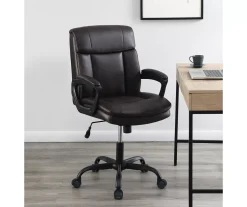 Real Living Faux Leather Office Chair -Biglots Sales 810559968 11