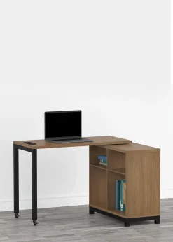 Real Living Seven Hills Metal & Melamine 4-Cube Pivot Desk With USB Charging 16 Real Living Seven Hills Metal & Melamine 4-Cube Pivot Desk With USB Charging -Biglots Sales 810561090 11 1