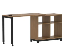 Real Living Seven Hills Metal & Melamine 4-Cube Pivot Desk With USB Charging 15 Real Living Seven Hills Metal & Melamine 4-Cube Pivot Desk With USB Charging -Biglots Sales 810561090 3 1