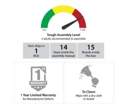 Ivory Oak 3-Door Storage Wardrobe -Biglots Sales 810561398 7