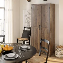 Seven Hills Columbia Walnut 2-Door Storage Cabinet -Biglots Sales 810563167 41