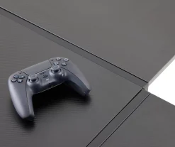 Black L-Shaped LED Gaming Desk With USB Charging -Biglots Sales 810582382 5 1